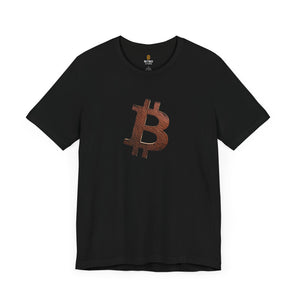 Leather Bitcoin T-Shirt