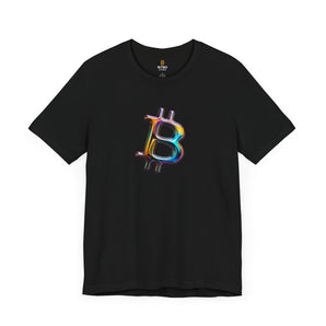 Iridescent Oil Bitcoin T-Shirt