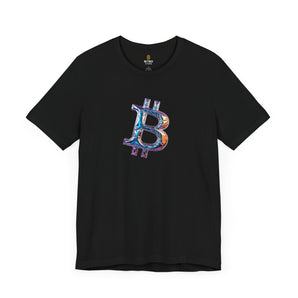 Holographic Shine Bitcoin T-Shirt