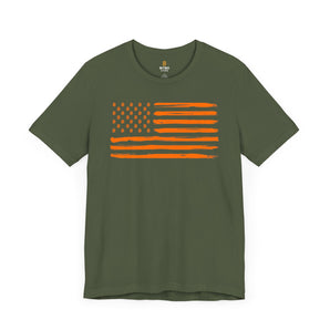 Bitcoin USA Flag T-Shirt