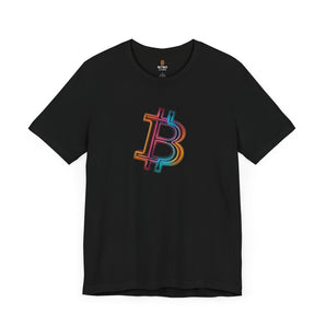 Neon Colors Bitcoin T-Shirt