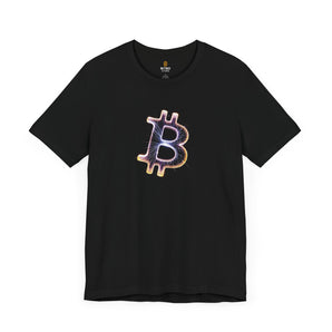 Glowing Plasma Bitcoin T-Shirt